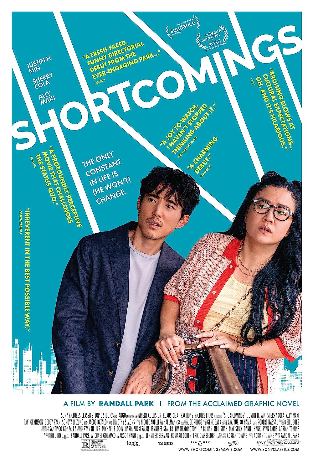 Shortcomings: Excellent Performances, Story Falls Short